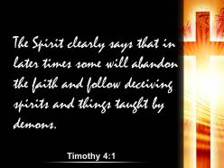 0514 timothy 41 the faith and follow deceiving power powerpoint church sermon