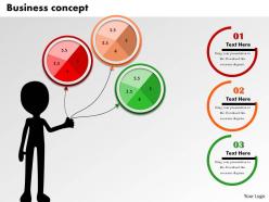 0514 tricolor business data driven display powerpoint slides