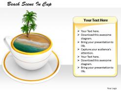 0514 tropical drink on beach image graphics for powerpoint