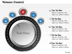 0614 business consulting diagram layout of volume control powerpoint slide template