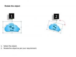 0814 cloud computing icons phone ringing email social laptop tweet communication ppt slides