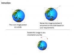 0814 glossy earth globe for green environment image graphics for powerpoint