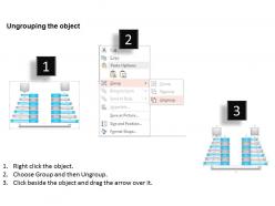 0814 seven layers of the osi stack showing data transfer ppt slides