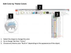 0914 business plan 3d binary globe vector asia highlighted powerpoint presentation template