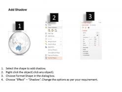 0914 business plan 3d binary globe vector australia highlighted powerpoint presentation template