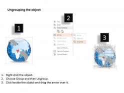 0914 business plan 3d globe enclosed in arrow marked with africa and europe powerpoint presentation template