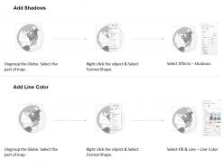 0914 business plan 3d globe with location pin on australia powerpoint presentation template