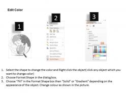 0914 business plan 3d globe with magnifying glass on south america powerpoint presentation template