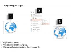 0914 business plan 3d small area specific globe with world map powerpoint presentation template