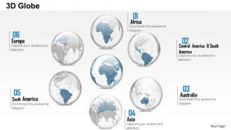 0914 business plan 3d small area specific globes vectors powerpoint presentation template