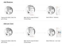 0914 business plan 3d world globe with airways travel powerpoint presentation template