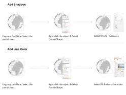 0914 business plan 3d world globe with network lines powerpoint presentation template