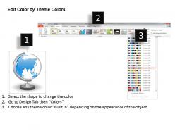 0914 business plan world globe with stand graphic powerpoint presentation template