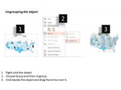 0914 complex telecomm network communication diagram networking wireless mobile ppt slide