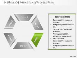 16079726 style division non-circular 6 piece powerpoint presentation diagram infographic slide