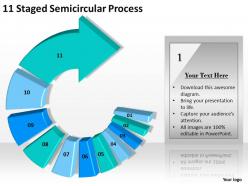 1013 business plan outline 11 staged semicircular process powerpoint templates ppt backgrounds for slides