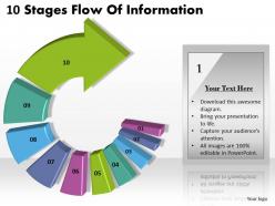 1013 business ppt diagram 10 stages flow of infoirmation powerpoint template