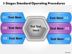 1013 business ppt diagram 3 stages standard operating procedures powerpoint template