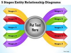 1013 business ppt diagram 5 stages entity relationship diagrams powerpoint template