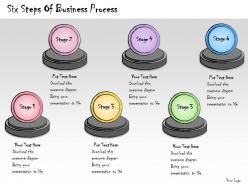 1013 business ppt diagram six steps of business process powerpoint template