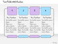 1013 business ppt diagram text fields with numbers powerpoint template