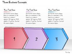 1013 business ppt diagram three business concepts powerpoint template