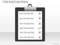 1013 business ppt diagram tick and cross points powerpoint template