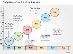 1013 business ppt diagram yearly business growth graphical illustration powerpoint template