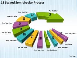 1013 management consulting business 12 staged semicircular process ppt templates backgrounds for slides