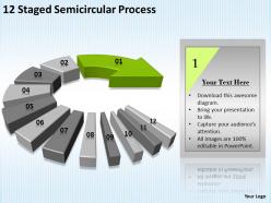 1013 management consulting business 12 staged semicircular process ppt templates backgrounds for slides