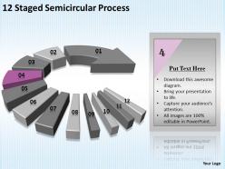 1013 management consulting business 12 staged semicircular process ppt templates backgrounds for slides