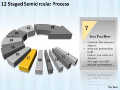 1013 management consulting business 12 staged semicircular process ppt templates backgrounds for slides