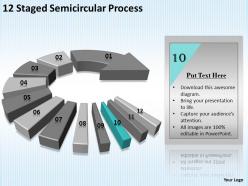 1013 management consulting business 12 staged semicircular process ppt templates backgrounds for slides