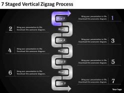 1013 strategy management consultants 7 staged vertical zigzag process powerpoint templates backgrounds for slides