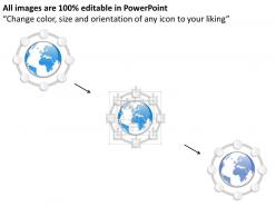 1014 business plan central america globe in eight spheres circle line powerpoint presentation template