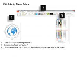 1014 business plan central america globe in eight spheres circle line powerpoint presentation template