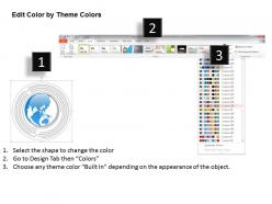 1014 business plan globe in maze outer lining powerpoint presentation template