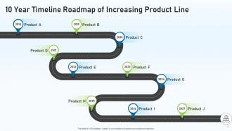 10 year roadmap powerpoint ppt template bundles