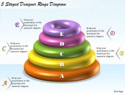 1113 business ppt diagram 5 staged designer rings diagram powerpoint template