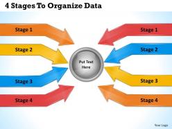 1213 business ppt diagram 4 stages to organize data powerpoint template