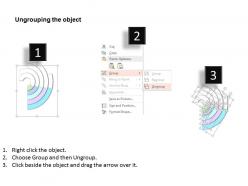 1214 3d circular process with percentage value powerpoint template