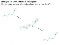 1214 3d timeline for growth indication powerpoint template