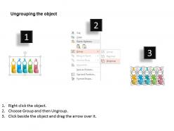 1214 five text boxes diagram with internet icons powerpoint template