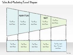 1814 business ppt diagram sales and marketing funnel diagram powerpoint template