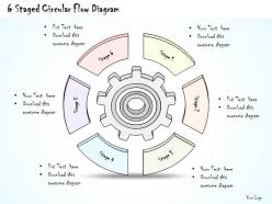 2014 business ppt diagram 6 staged circular flow diagram powerpoint template