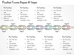 2502 business ppt diagram chains flowchart process diagram 8 stages powerpoint template