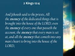 2 kings 12 4 money brought voluntarily to the temple powerpoint church sermon