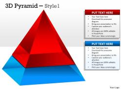 46297567 style layered pyramid 2 piece powerpoint presentation diagram infographic slide