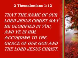 2 thessalonians 1 12 god and the lord jesus christ powerpoint church sermon