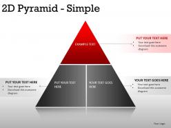 2d pyramid simple powerpoint presentation slides